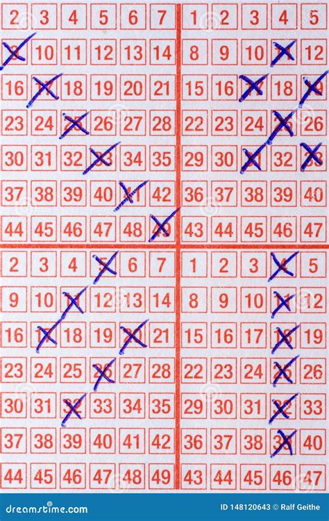 sample of lotto ticket